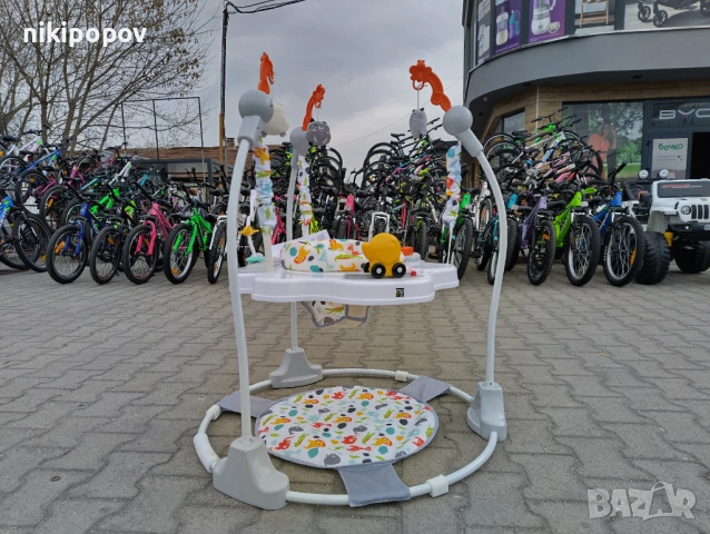 MONI Детско бънджи MAGIC FUN сив, снимка 2 - Проходилки - 53565106