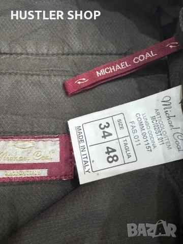 Мъжки памучен панталон MICHAEL COAL. Размер 34, снимка 5 - Панталони - 53134597