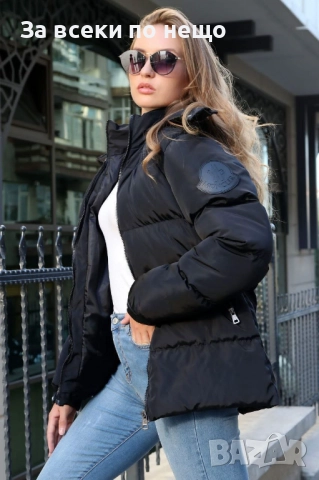 Moncler Дамско Зимно Яке Монклер - Черно Или Бяло Код A935, снимка 9 - Якета - 51939738