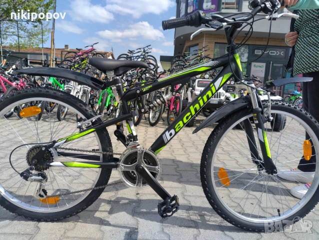 SPRINT Велосипед 24" Bachini Speed FSP черен.зелен