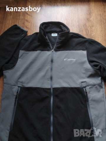 columbia hybrid fleece jacket - мъжко поларено яке Л, снимка 3 - Якета - 53155620