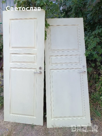  Интериорни Врати бели масивни бонус третата кафява с каса