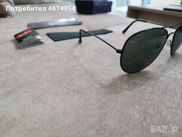 Слънчеви очила Ray Ban aviator , снимка 3 - Слънчеви и диоптрични очила - 52742316