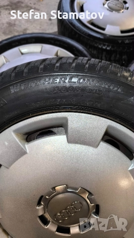 205/55/16 4бр. гуми с джанти и тасове 5х112, снимка 6 - Гуми и джанти - 51978335