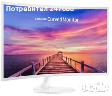 Продавам монитор Samsung C32F391FWU 32 FHD Curved, White