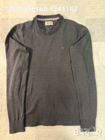 Пуловер Tommy Hilfiger мъжки сив / Размер S