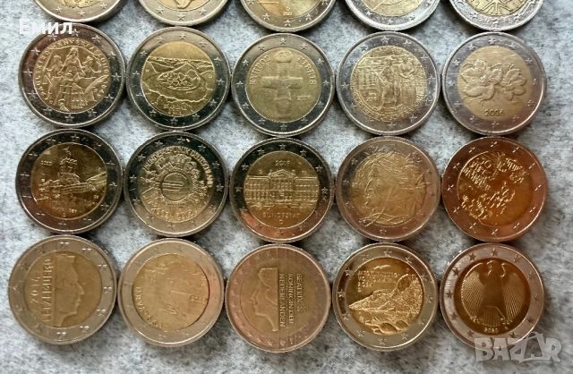 2 лота от Евро монети 1 лот от 9 монети, 2 лот от 27 монети, снимка 2 - Нумизматика и бонистика - 53452721