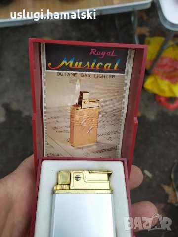 Винтидж японска музикална запалка, снимка 2 - Антикварни и старинни предмети - 52703033