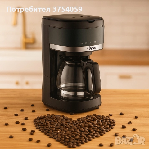 Кафемашина Midea MA-D1502W2ME – Ароматно кафе у дома без усилие