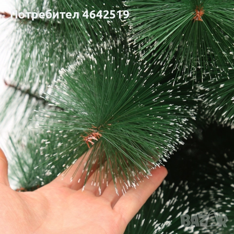 Гъста Коледна елха - заснежена,  размери от  60см до 210см, снимка 4 - Декорация за дома - 52337637
