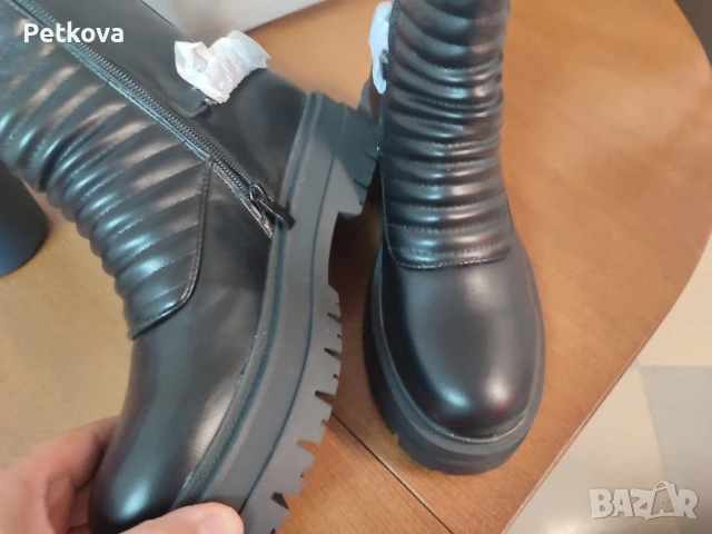 Дамски боти, цвят черно , снимка 2 - Дамски боти - 50676885