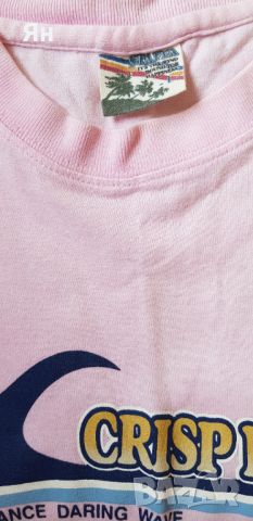 Дамска розова тениска с къс ръкав, снимка 2 - Тениски - 45187435