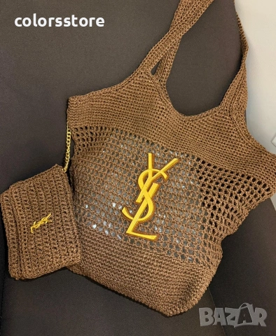 Чанта YSL- кафява-IM92p, снимка 2 - Чанти - 54155586