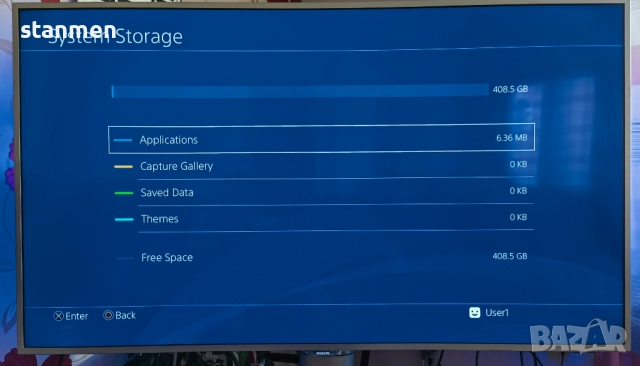 Продавам игрова конзола Sony Playstation 4 PS4 с 2 Джойстика  , снимка 5 - PlayStation конзоли - 52236489