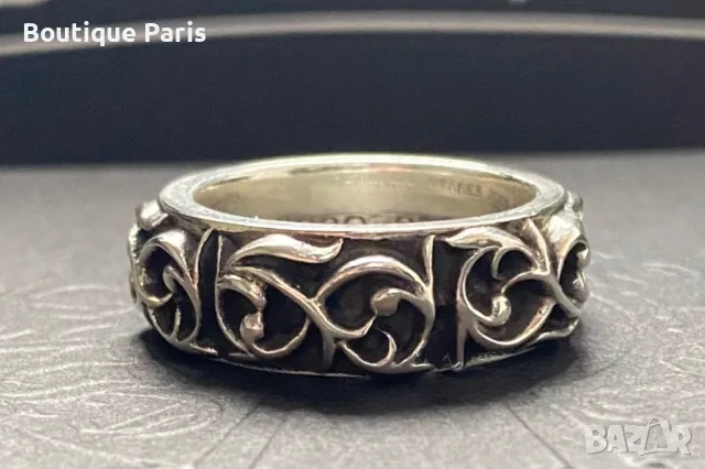 Chrome Hearts оригинален пръстен, снимка 3 - Пръстени - 49962347