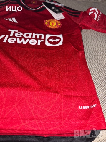 Нова детска футболна тениска на Manchester United Home Shirt 2023/24, снимка 3 - Детски тениски и потници - 52486297