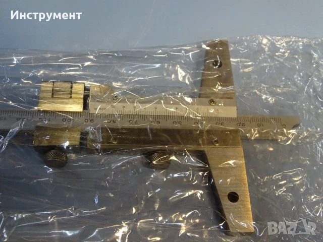 Шублер дълбокомер Mitutoyo 527-103 VD30 0-300mm Vernier Depth Gage, снимка 2 - Шублери - 50809227