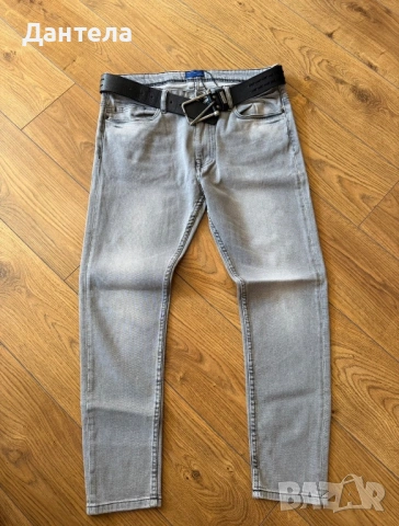 ZARA Нови мъжки сиви дънки, снимка 9 - Дънки - 54226881
