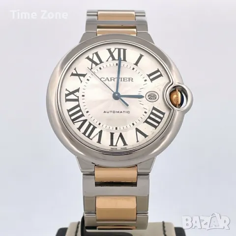 Cartier Ballon Bleu 42mm Steel White Dial Automatic Унисекс Различни Варианти, снимка 2 - Мъжки - 47989938