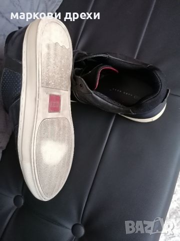 hugo boss leather sneakers 42, снимка 6 - Маратонки - 45466319