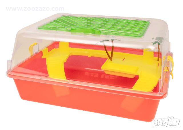 Пластмасова кутия, аквариум за водни костенурки 50 x 38 x 25 см. - 2GR - Модел: 175, снимка 2 - Аквариуми - 45778804