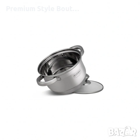 Комплект тенджери от неръждаема стомана , 10 части, Индукция, снимка 14 - Други - 53742448