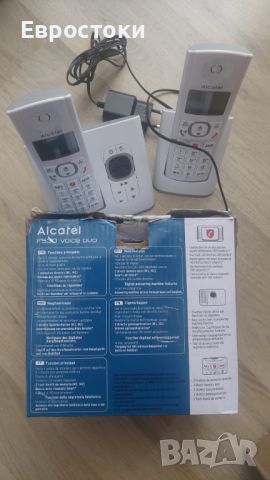 Безжичен телефон ALCATEL F530 Voice Duo - Свободни ръце, снимка 7 - Стационарни телефони и факсове - 46466873