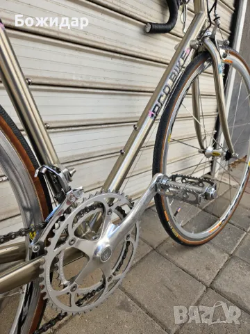 Ретро шосеен велосипед ProBike 56cm. Full Campagnolo, снимка 16 - Велосипеди - 47106619