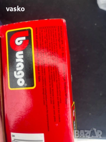 Burago Italy 1:43-сет перфектен, снимка 5 - Колекции - 53404715