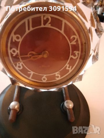 Стар руски часовник със кристал  Маяк работещ, снимка 8 - Антикварни и старинни предмети - 46304807