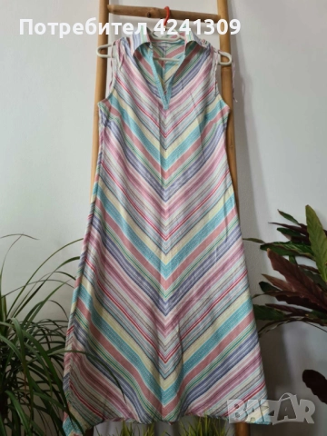 Лятна нежна рокля PROMOD без ръкав