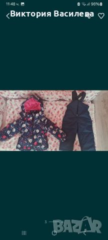 Зимен комплект за момиче , снимка 2 - Детски якета и елеци - 45902498