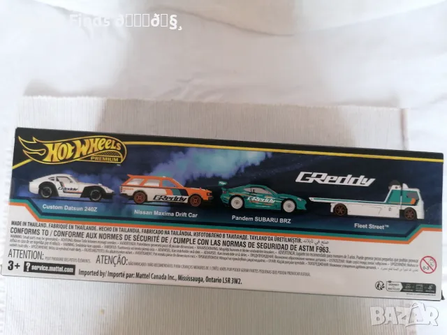 💕🧸Диорама Hot Wheels Premium Fleet Street tm,  Pandem SUBARU BRZ, Nissan Maxima Drift Car, C, снимка 3 - Колекции - 46926883