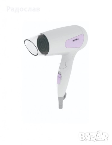 Сешоар Rosberg, 1200W, Сгъваема дръжка, 1 скорост, 3 настройки на температурата., снимка 4 - Сешоари - 51668650