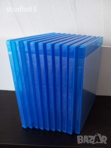 Blu-ray единични кутии (11мм) чисто нови в комлект от 10 броя 