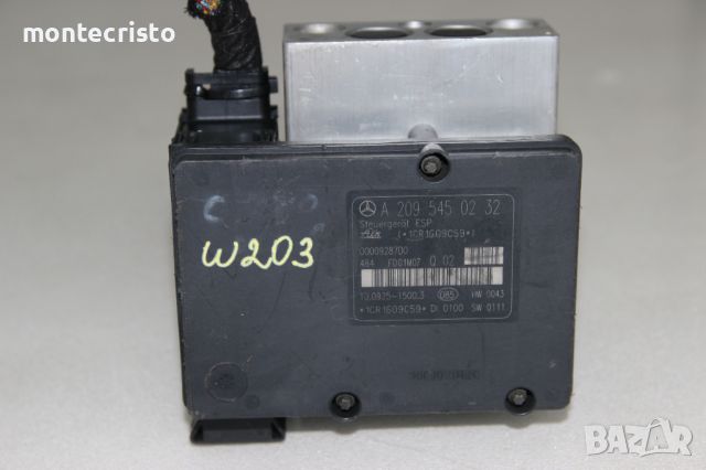 ABS модул Mercedes C-Class w203 / A 209 545 02 32 / A2095450232 / A 003 431 94 12 Q02 / A0034319412Q, снимка 1 - Части - 46005674