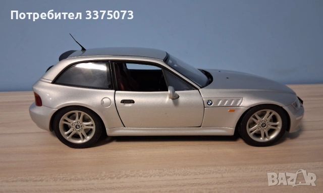 BMW Z3 Coupe 2.8 UT model 1:18, снимка 6 - Колекции - 53158769
