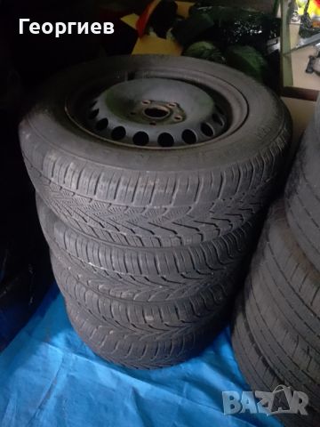 Продавам комплект гуми и джанти за Фолксваген Голф 6 195 65 15 , снимка 1 - Гуми и джанти - 45673029