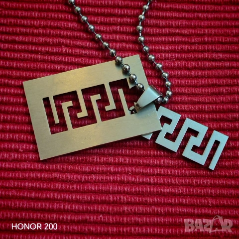 Ланец, синджир с висулка от стомана. , снимка 3 - Колиета, медальони, синджири - 53667891