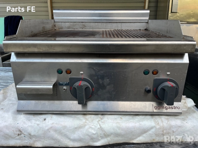 Професионална скара гладка оребрена комбинирана електрическа profesionalna skara orebrena gladka , снимка 2 - Обзавеждане на кухня - 52022884