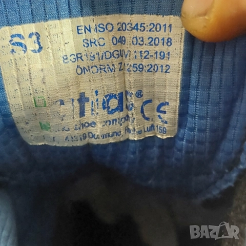 Atlas Anatomic Bau 500 S3 номер 45 работни / предпазни / ловни / туристически обувки , снимка 15 - Други - 52494418