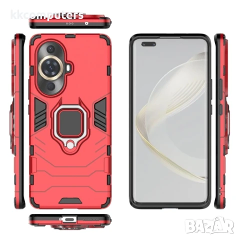 Huawei nova 11 Pro 4G / 11 Ultra 4G Удароустойчив Ring Holder Калъф и Протектор, снимка 9 - Калъфи, кейсове - 50659475