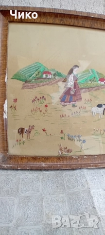 Стар голям панорамен ковьор , снимка 16 - Антикварни и старинни предмети - 52056409