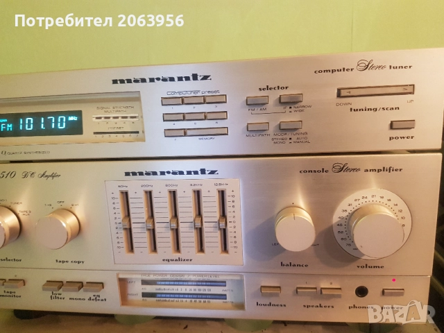 Комплект Marantz тунер и усилвател, снимка 9 - Ресийвъри, усилватели, смесителни пултове - 52897366