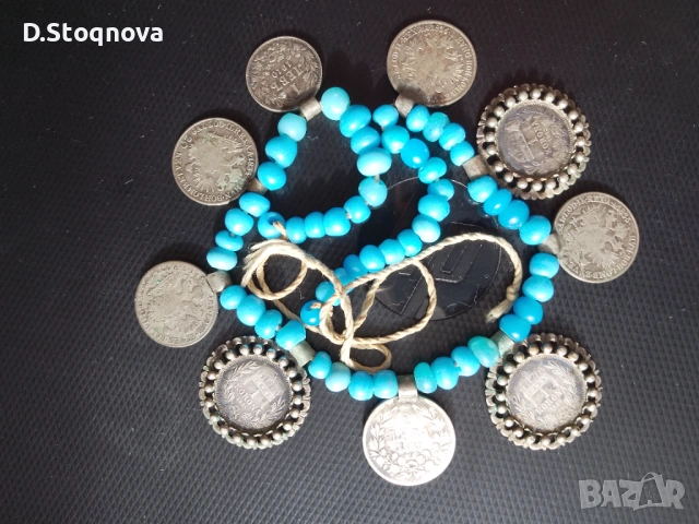 Автентичен сребърен Пендар(накит) с 9 Исторически монети/Царство България и Австро-Унгария/!, снимка 4 - Други ценни предмети - 53625960