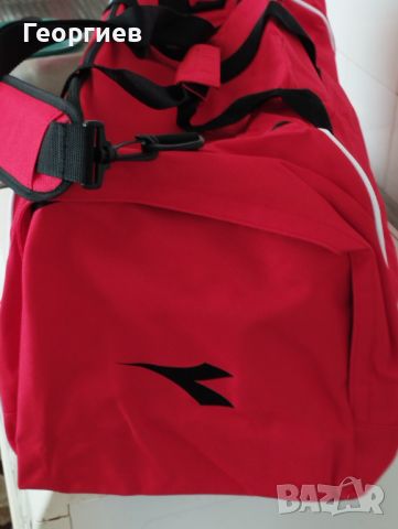 Голяма спортна,пътна чанта,сак" DIADORA"65/35/35 см., снимка 7 - Спортна екипировка - 45794616