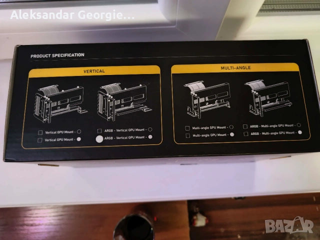 Вертикален монтаж за видеокарта EZ DIY, снимка 10 - Видеокарти - 53656228