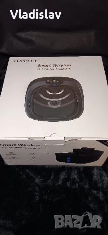 3.2L безжичен фонтан, 4000mAh акумулаторен фонтан за вода ултра тиха помпа за домашни любимци, снимка 2 - Други стоки за животни - 52433456