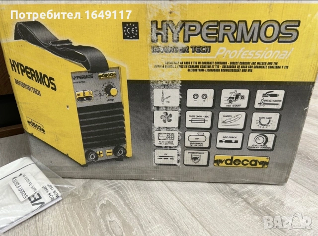 Професионален инверторен електрожен DECA Hypermos 175e - 160А[чисто нов/made in Italy], снимка 10 - Други инструменти - 53940131