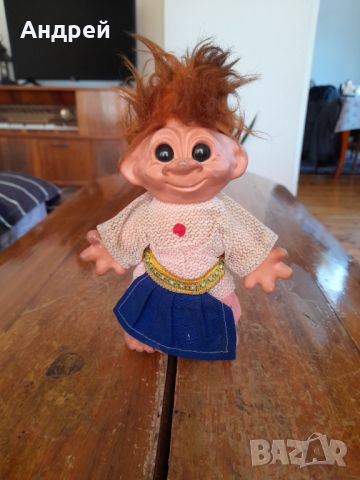 Стара кукла Трол #3, снимка 1 - Други ценни предмети - 45205075